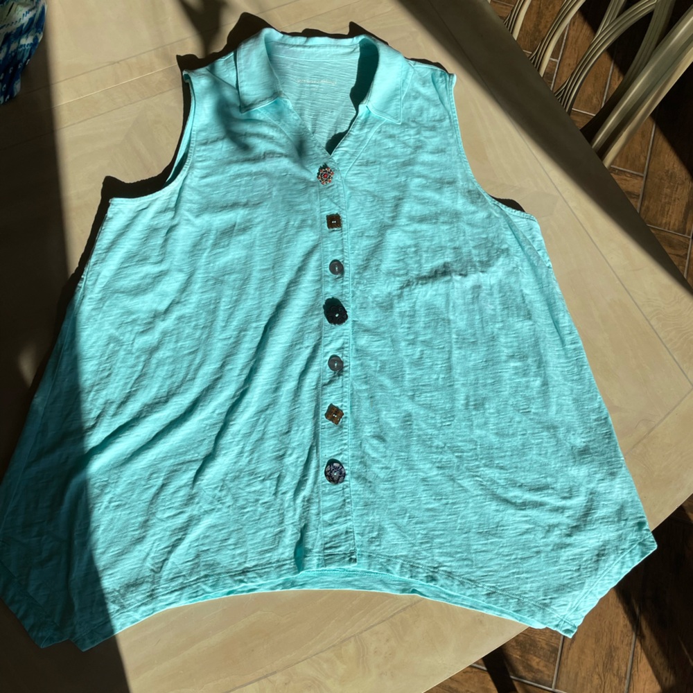 Soft Surroundings Sleeveless Tunic